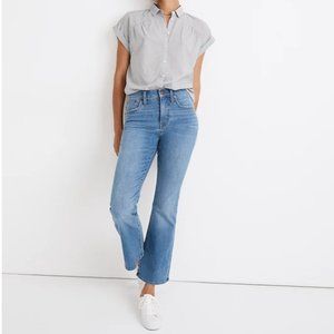 Madewell Size 33 Cali Demi-Boot Jeans in Timpson Wash